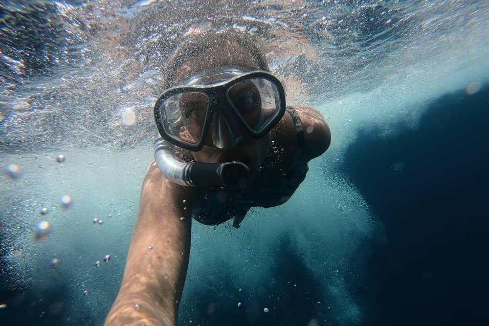 snorkeling galapagos 1 rebecca snorkeling in galapagos - bucket list